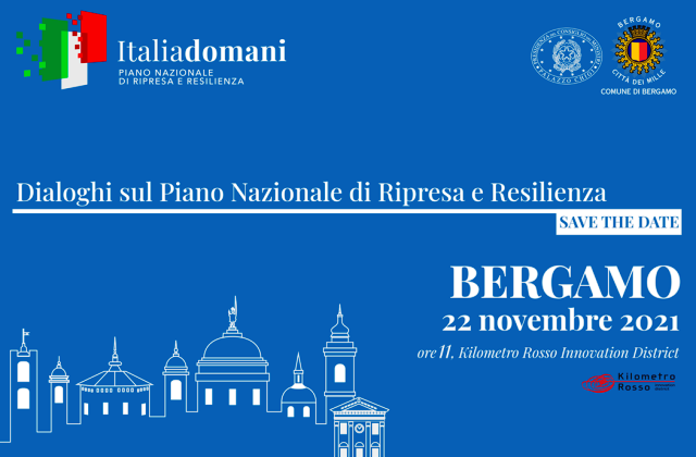 Sarà Bergamo la seconda tappa dei Dialoghi sul Piano Nazionale di Ripresa e Resilienza