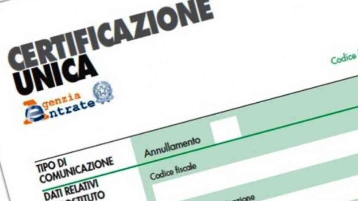 Certificazione Unica: come richiederla Online